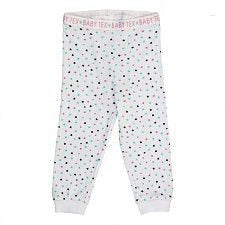T E X Girl Tights White Color With Star Print - TinyTikes.pk