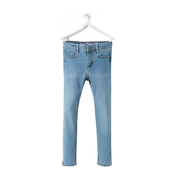 TAO Skinny LEO Girl Denim Blue Pant - TinyTikes.pk