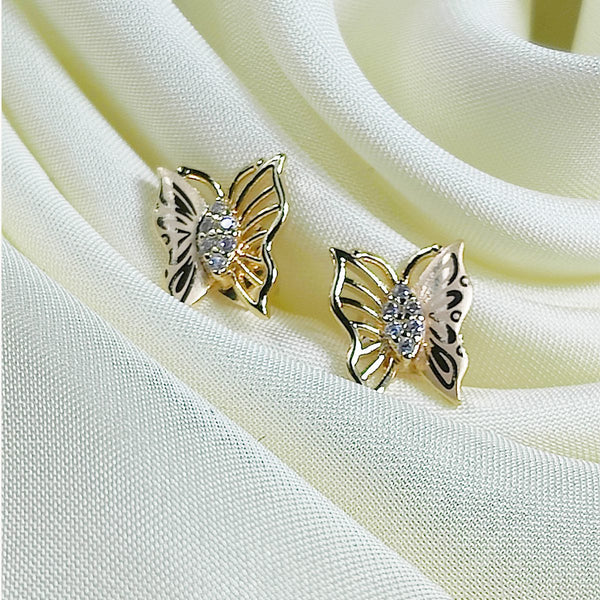 Butterfly ear rings -24 - TinyTikes.pk