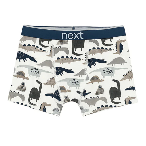 NXT Boy Off-white Dino Printed Underwear