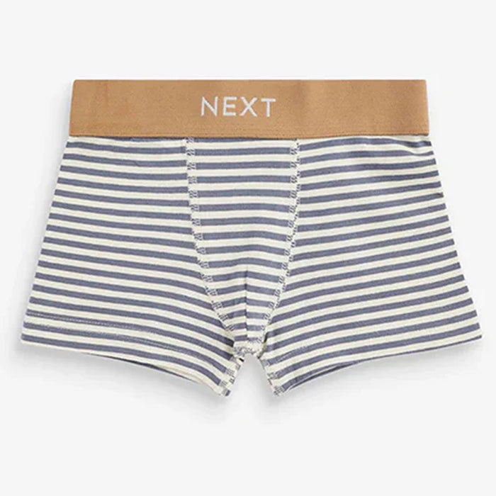 NXT Off-white And Grey Lining Boy Underwear