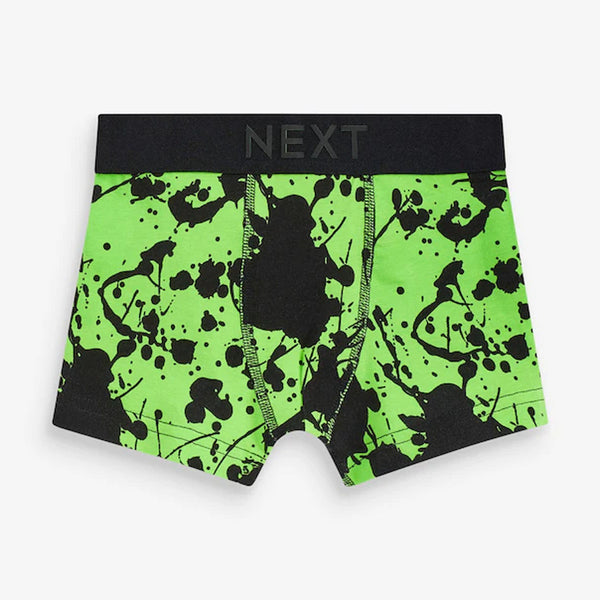 NXT Boy Green Printed Underwear