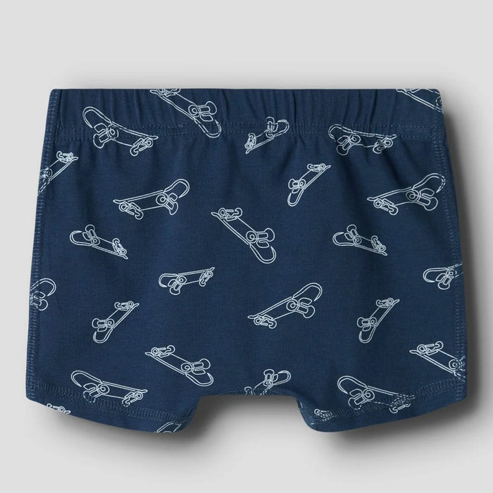 N IT Boy Blue Skate Board Printed Boxer