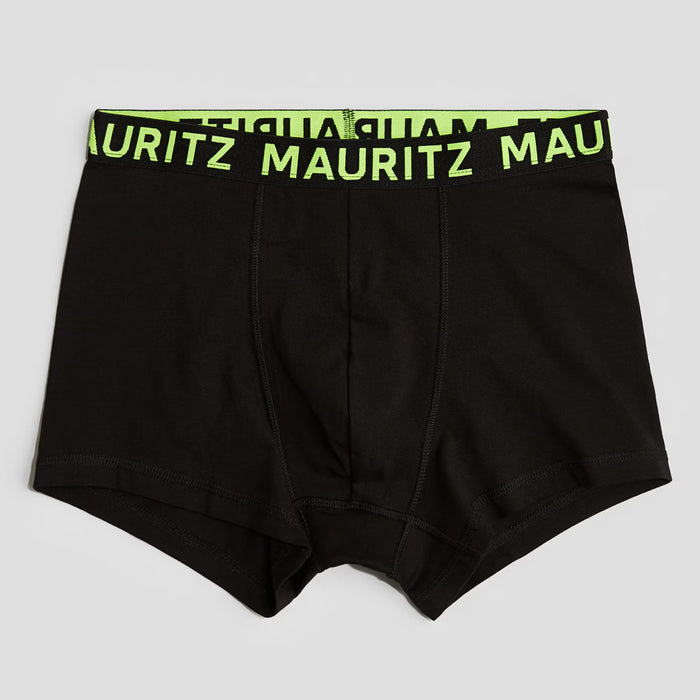 HM Boy Black Boxer with Neon MAURITZ Printed Rib