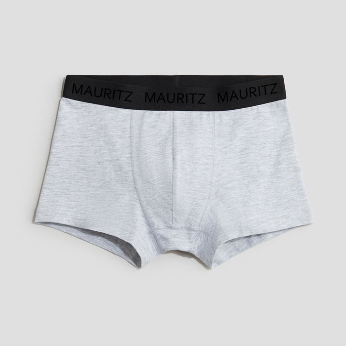 HM Boy Silver Grey Boxer With Black Rib