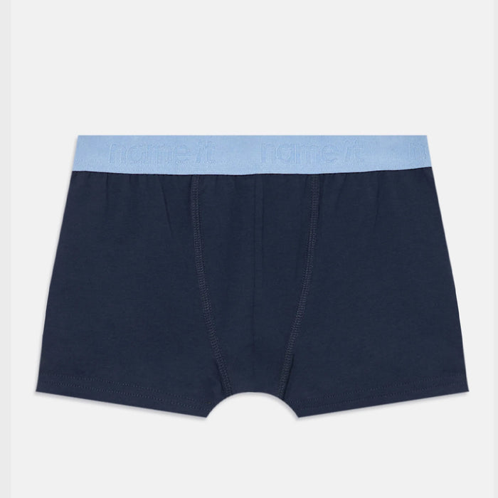 N IT Boys Blue Boxer With Sky Blue RIb