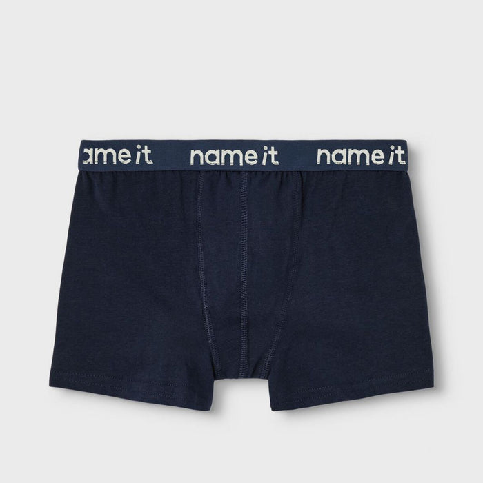 N IT Blue With Rib Boxer