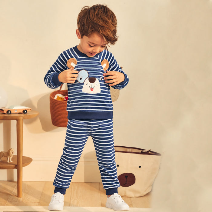 GRG Boy Fleece Pajama Set