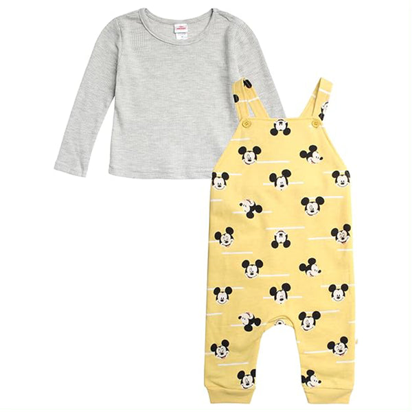 DIS NY Yellow Mickey Mouse  Print Two Piece Set