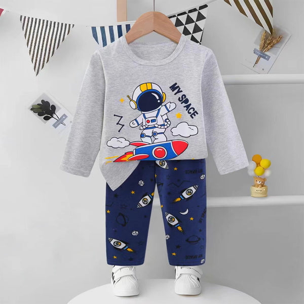 HB Boy Grey Color My Space Design Two Piece Set