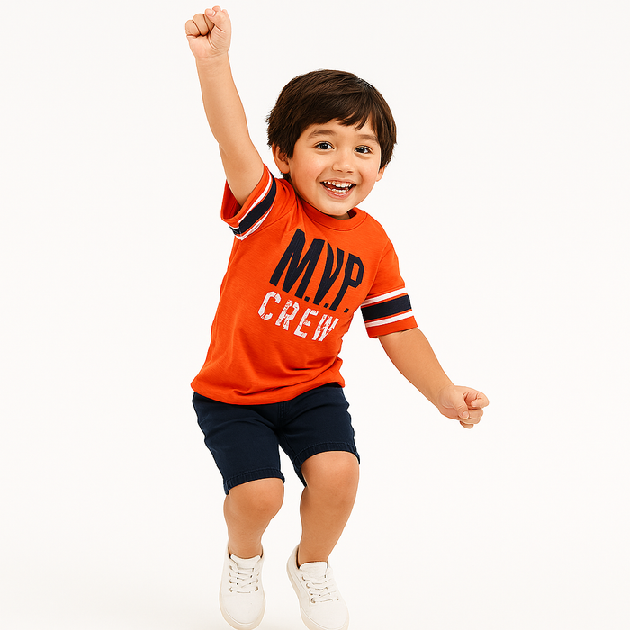OSK Boy Orange MVP Embroidery T-Shirt