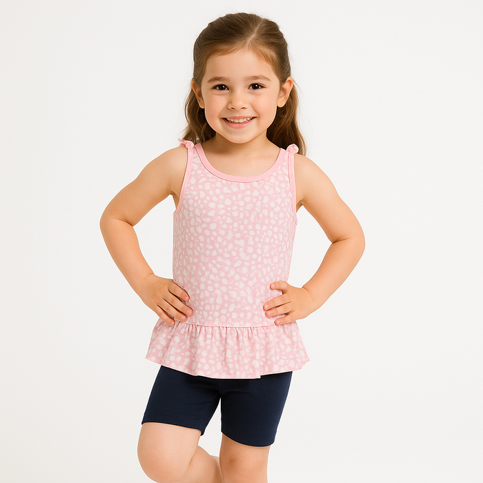 MC Girl Pink Heart Design Top Frock