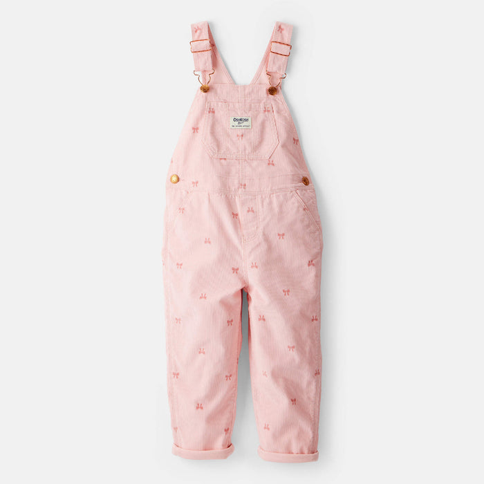 OSKH Girl Pink Corduroy Dungaree
