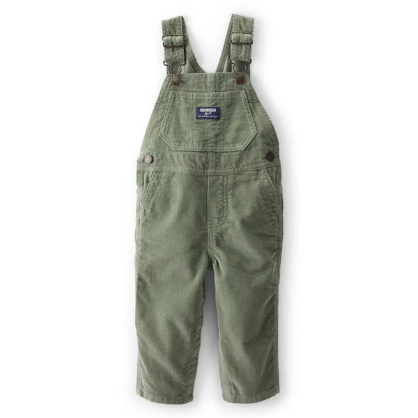 OSK Uni Olive Green Corduroy Dungaree