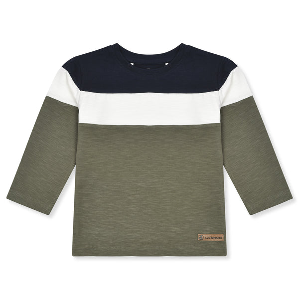 TPL Boy Green And White Color Full Sleeves Shirt