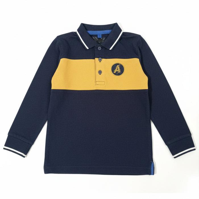 Boy Blue A Logo Polo T-shirt