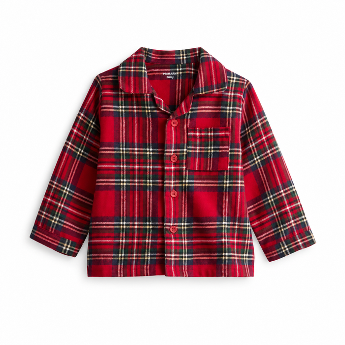 PRM Boy Red Check Dress Shirt