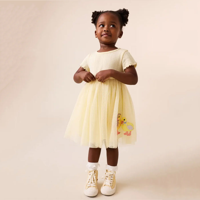 NXT Girls Tulle Skirt Applique Dress