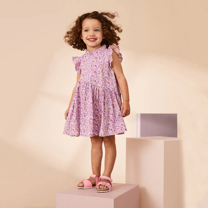 NXT Girl Flowers Printed Frock