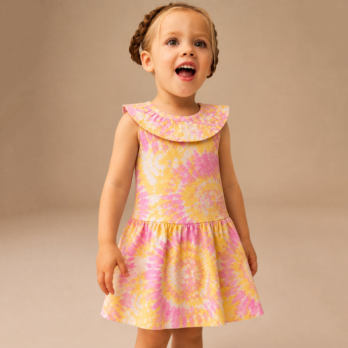 PRM Girl Tye & Dye Sleeveless Frock