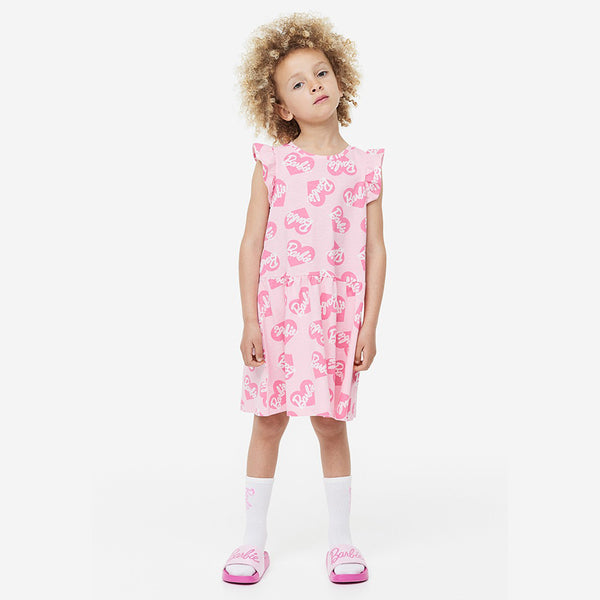 HM Girl T Pink Barbie Frock