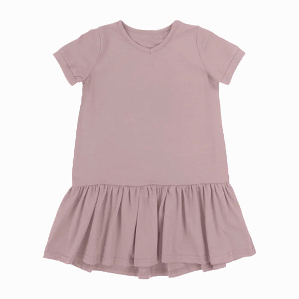 H&M Girl Brown Soft Cotton Jersey Frock