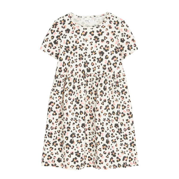 SIN SAY Cream Color Flower Frock