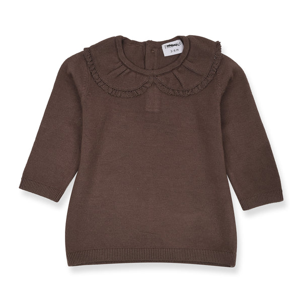 FF Girl Neck Frill Sweater