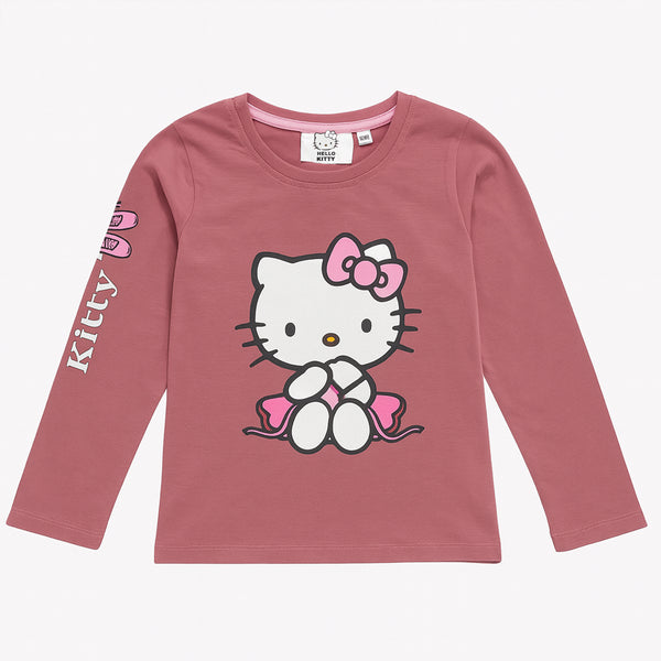 HK Girl Kitty Printed Full Sleeves Shirt