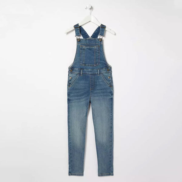 Girls Blue Jeans Dungaree