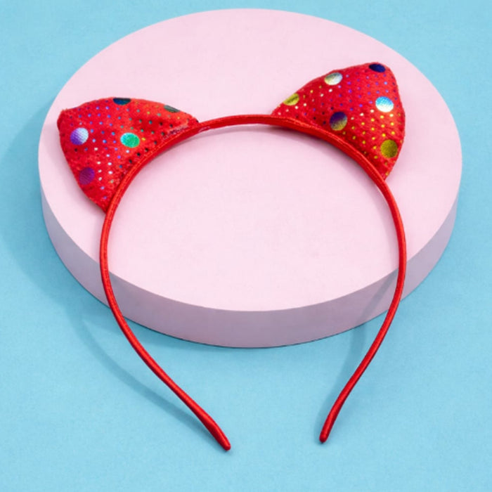 Girl Red Hair Band