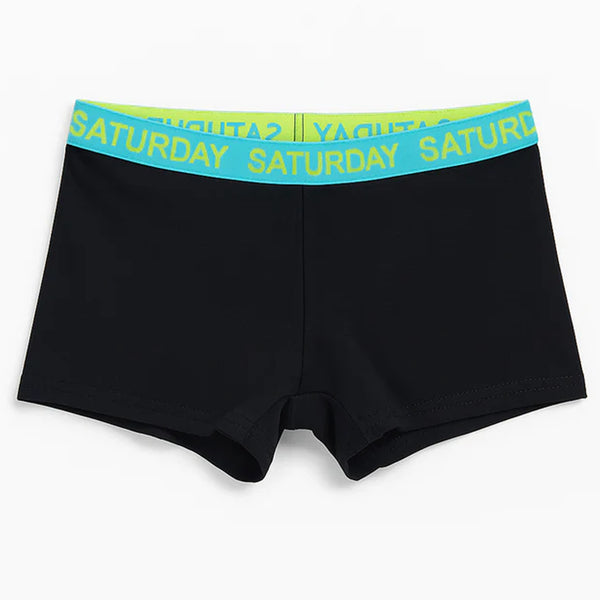 AN KO Girl Black Underwear Saturday Strip