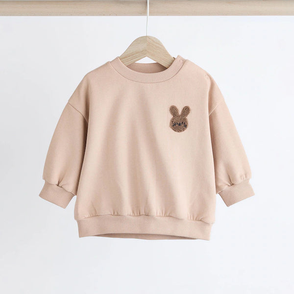 NXT Cat Face Patch Sweat Shirt