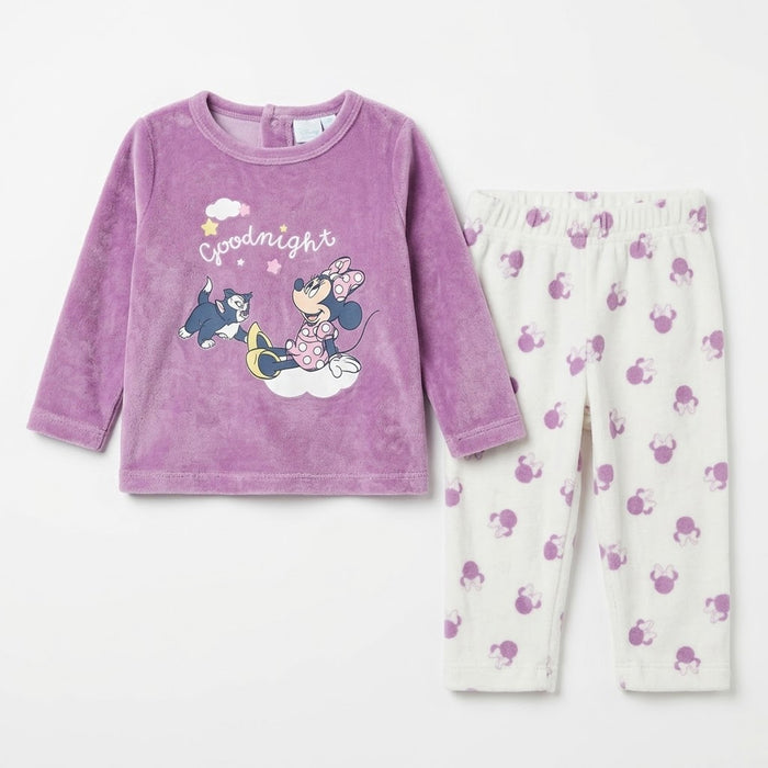 DNSY Girl Purple Minnie With Cat 2 Piece Set