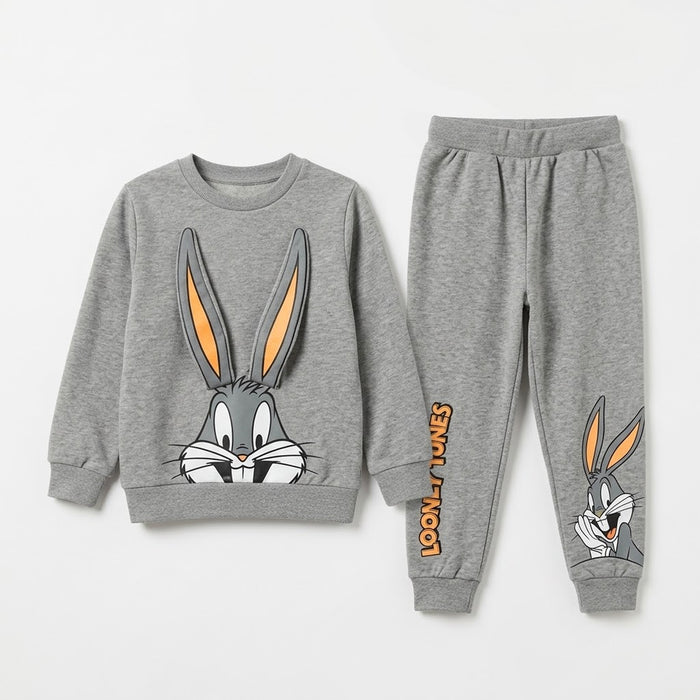 ZR Girl Bunny Inner Terry Two Piece Set