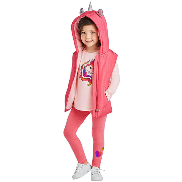 M Girl Puffer Pink Jacket - TinyTikes.pk