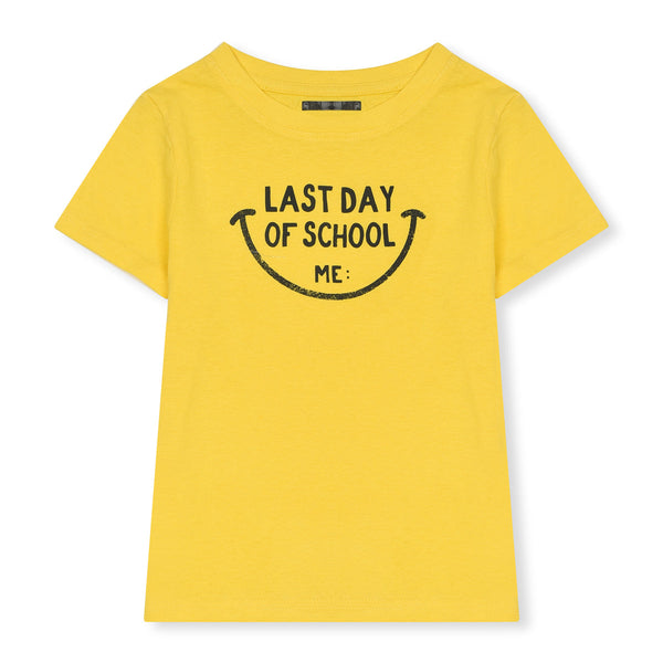 ECP Imported Soft Cotton Jersey Yellow With Smiling Face T-Shirt