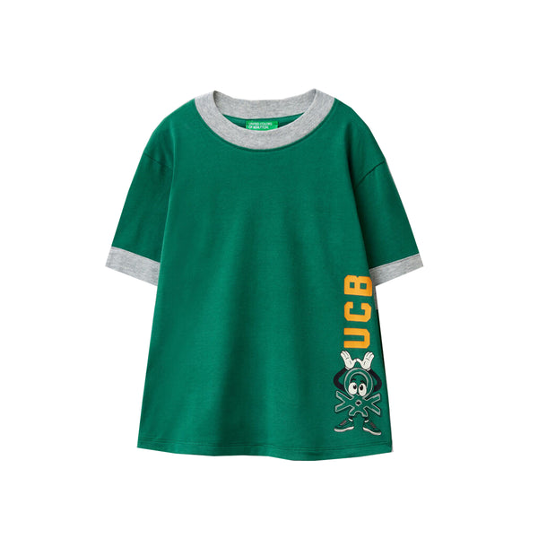 UNCFB Boy Green UCB Print T-Shirt