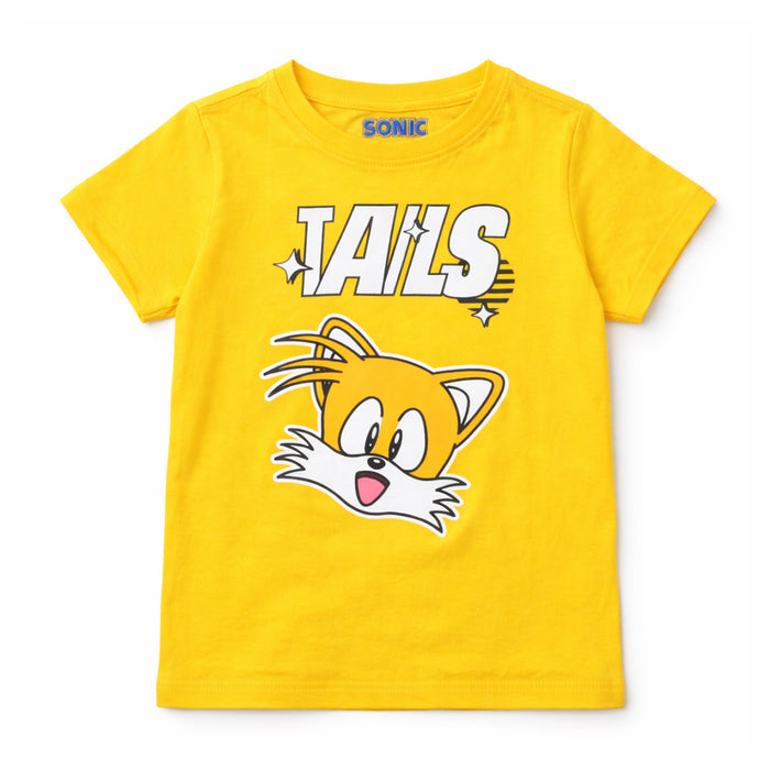 SNC Hedgehog Sonic Yellow Tails Printed T-Shirt