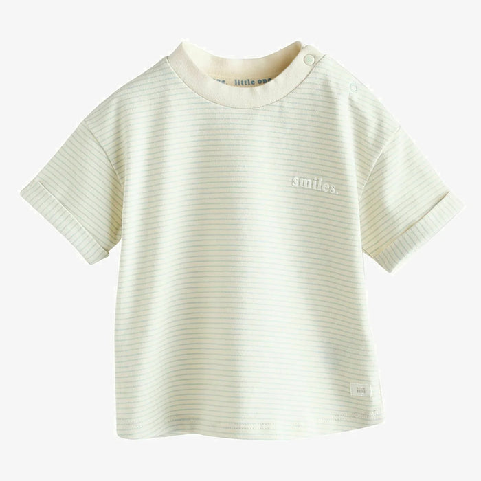 NXT Baby Boy Green Lining with Smile Logo T-Shirt