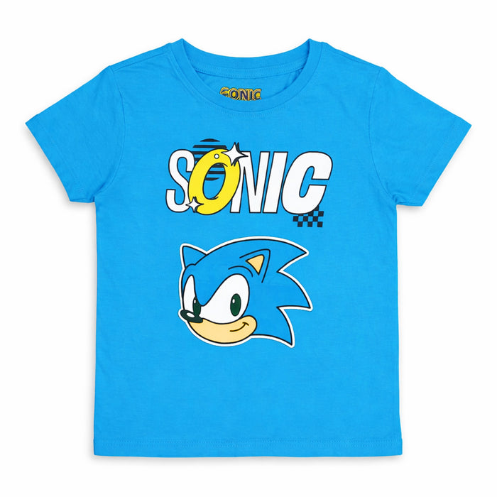 Boy Blue Sonic Character Printed T-Shirt