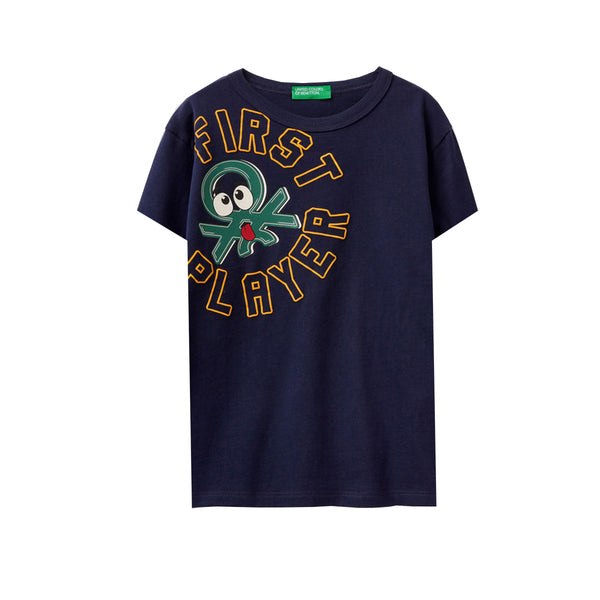 UNCFB Boy Blue Octopus Design T-Shirt