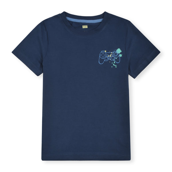 FF Boy Blue Joystick Print T-Shirt
