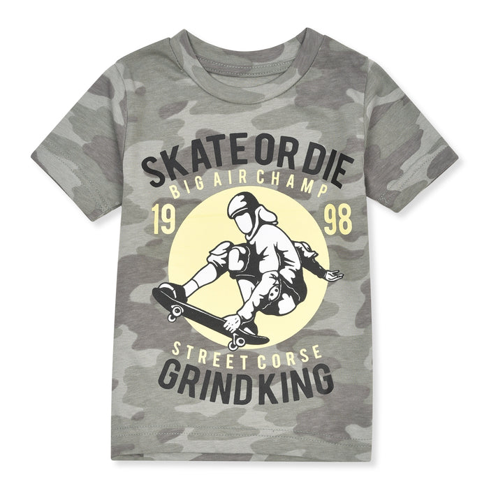 KC Boy Camouflage Printed T-Shirt