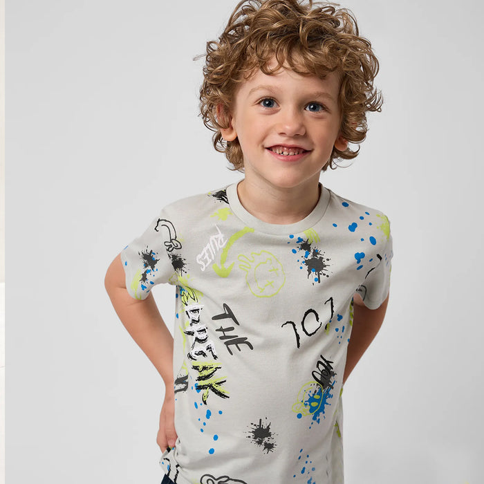 FN Boy Emoji Printed T-Shirt