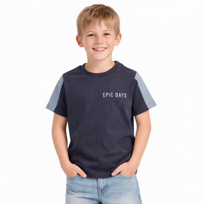 Boy Epic Days Slogan T-Shirt