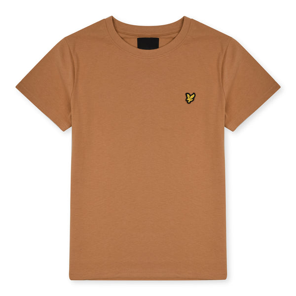 Imported Soft Cotton Jersey Brown With Eagle Patch T-Shirt