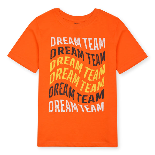 GERG Orange Dream Team Printed T-shirt