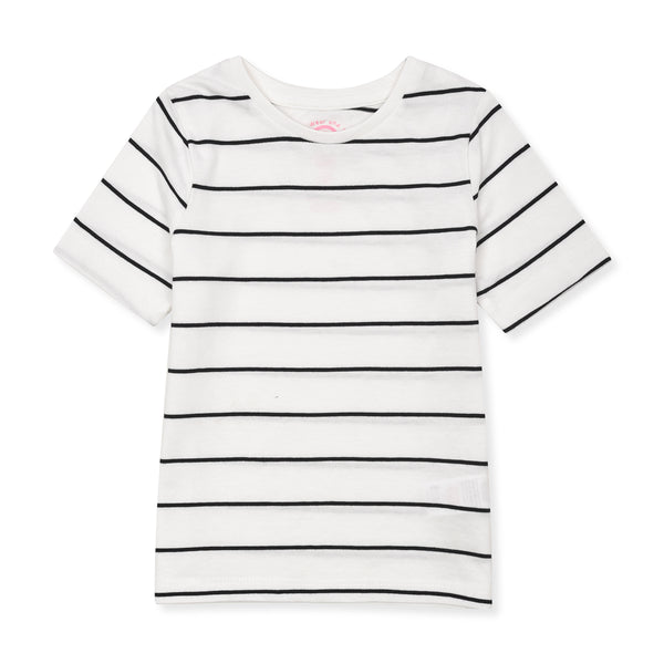 FF Boy White Black Lining T-Shirt