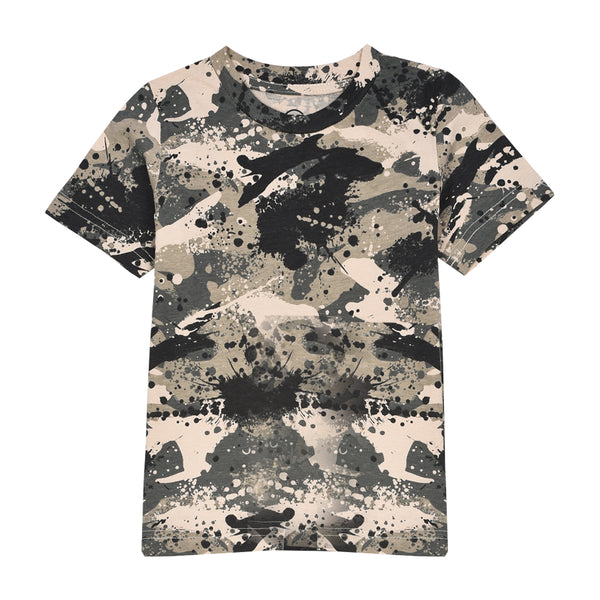 KC7 Boy Army Print T-shirt